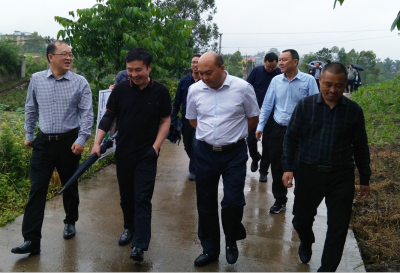 川威集團(tuán)董事長(zhǎng)王勁一行考察仁壽縣
