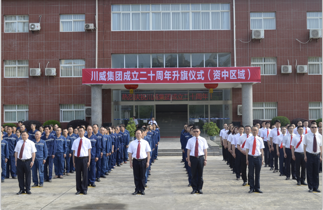 集團(tuán)隆重舉行成立二十周年升旗儀式(圖4)