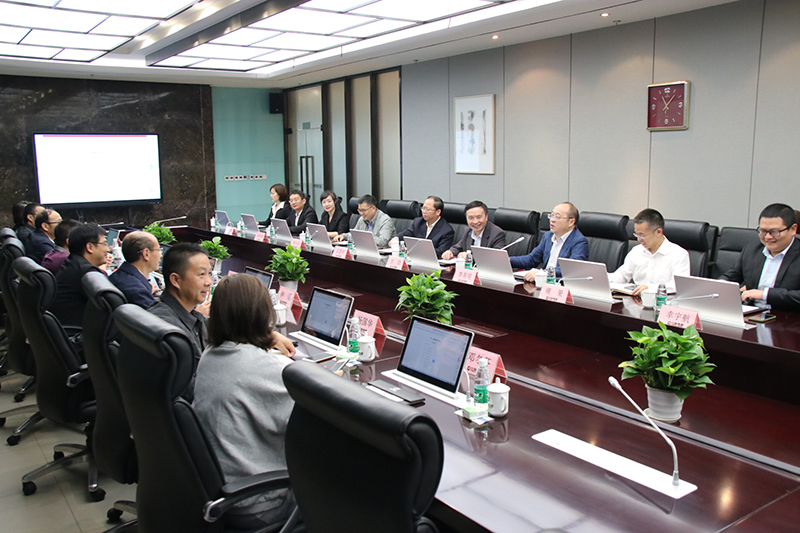 江川區(qū)區(qū)委副書記、代理區(qū)長常成蒞臨川威集團(tuán)考察交流(圖4)