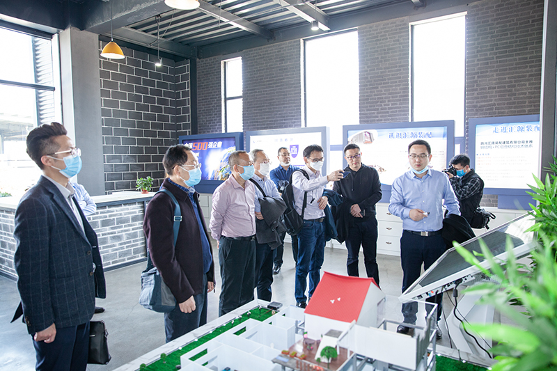 四川省裝配式建筑產(chǎn)業(yè)協(xié)會(huì)會(huì)長(zhǎng)蒙昌嘉蒞臨川威連界基地調(diào)研(圖4)