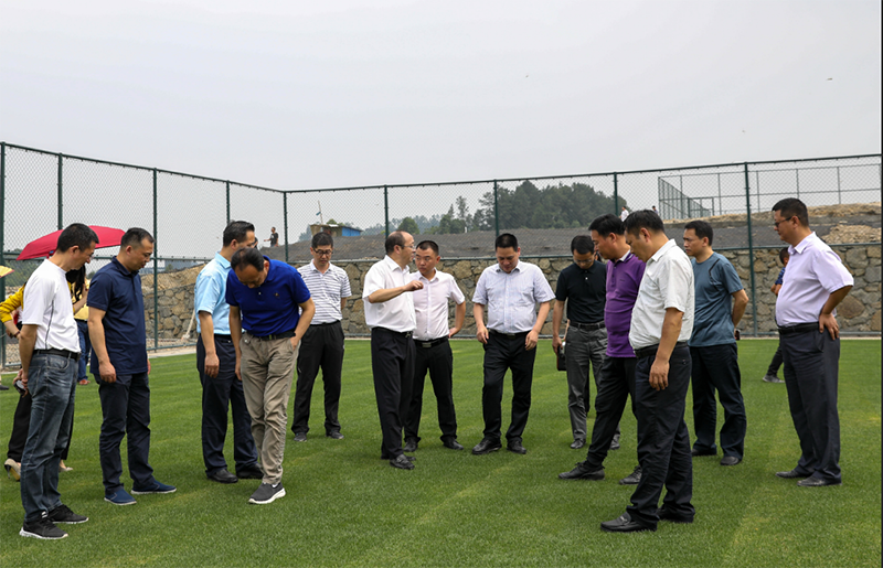 重慶市體育局副局長(zhǎng)楊貴山率隊(duì)到川威集團(tuán)連界基地調(diào)研(圖2)