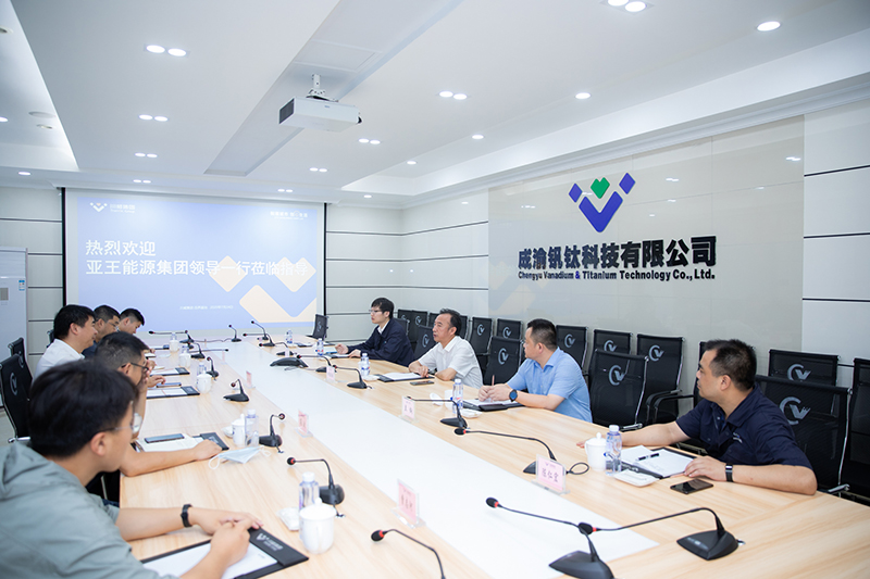 亞王能源集團(tuán)領(lǐng)導(dǎo)到川威釩鈦科技交流座談(圖5)