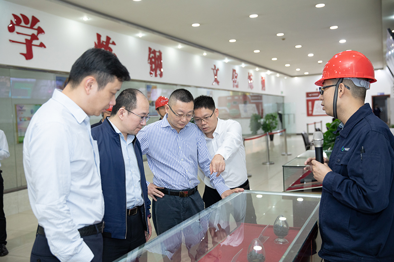 浦發(fā)銀行成都分行考察川威集團(tuán)連界基地(圖1)