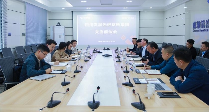 四川發(fā)展先進(jìn)材料集團(tuán)蒞威參觀座談(圖3)