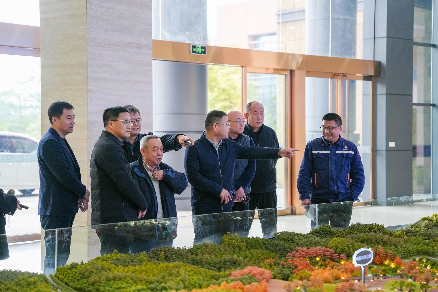 河北太行鋼鐵到川威參觀交流