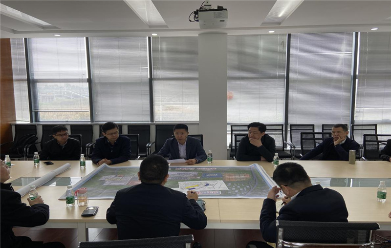 內(nèi)江市市中區(qū)區(qū)委書記馬炬一行蒞臨通宇物流渤商公司視察指導(dǎo)工作(圖2)