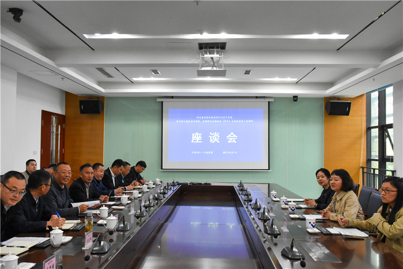 省經(jīng)信廳汽車產(chǎn)業(yè)處到川威調(diào)研(圖1)