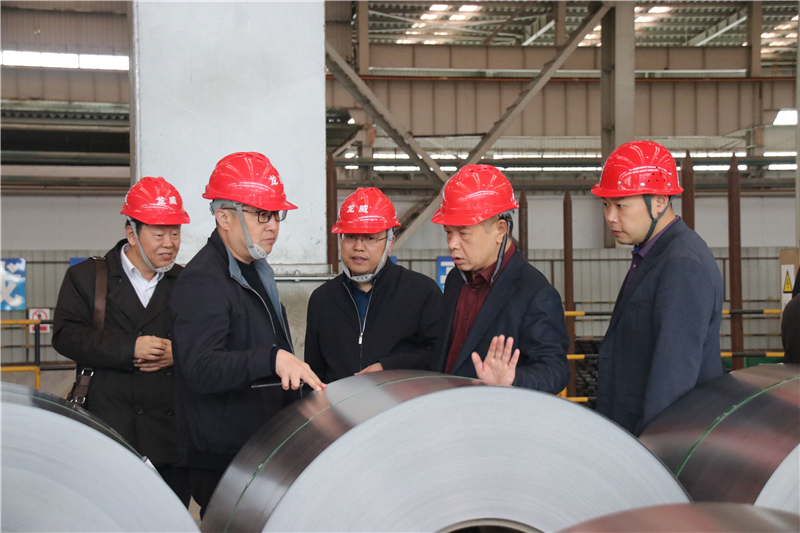 瀘州港務(wù)公司到川威參觀交流(圖1)