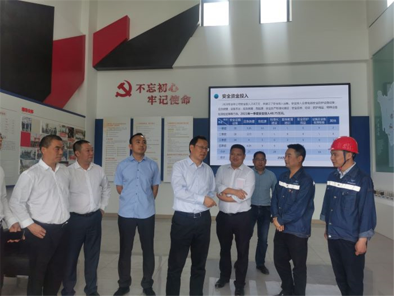 眉山市副市長冉登祥蒞臨川威集團星船城建寶公司調(diào)研(圖2)