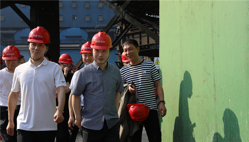 川威集團(tuán)董事長(zhǎng)王勁一行 “五一”勞動(dòng)節(jié)視察連界區(qū)域重點(diǎn)項(xiàng)目(圖3)