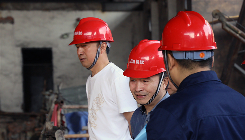 川威集團(tuán)董事長(zhǎng)王勁一行 “五一”勞動(dòng)節(jié)視察連界區(qū)域重點(diǎn)項(xiàng)目(圖5)