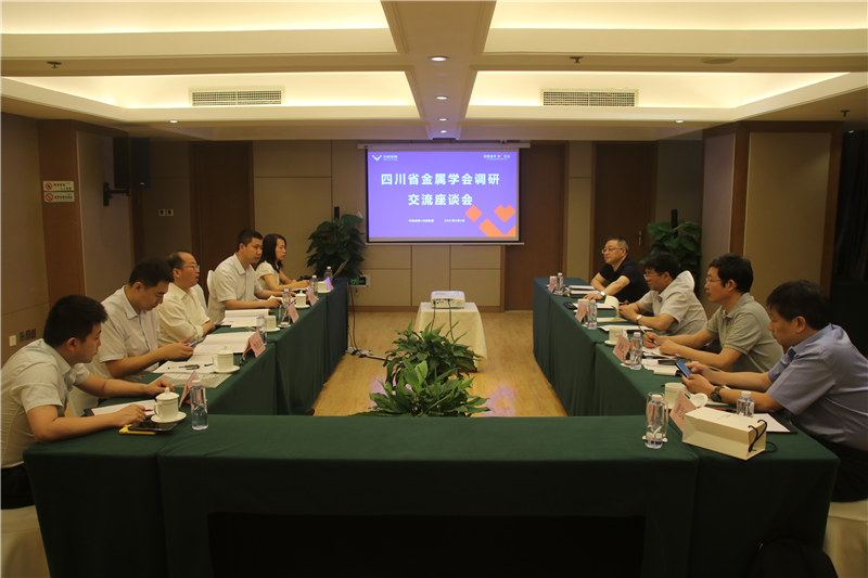 四川省金屬學會調(diào)研組到訪川威交流調(diào)研(圖1)