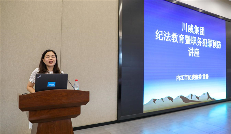 川威集團(tuán)開展第一期廉潔從業(yè)警示教育培訓(xùn)(圖2)