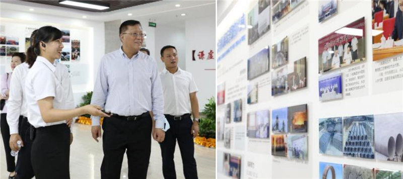 康寧大中華區(qū)總裁兼總經(jīng)理李放一行來川威參觀考察(圖2)